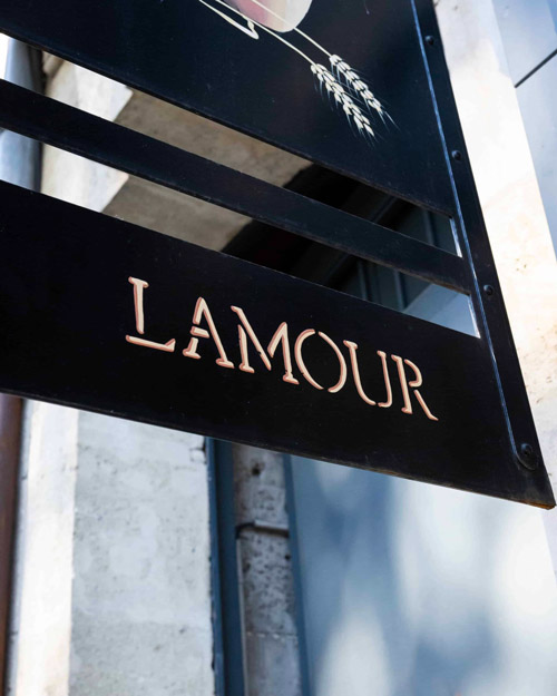 Maison Lamour Bordeaux Judaïque - Logo extérieur